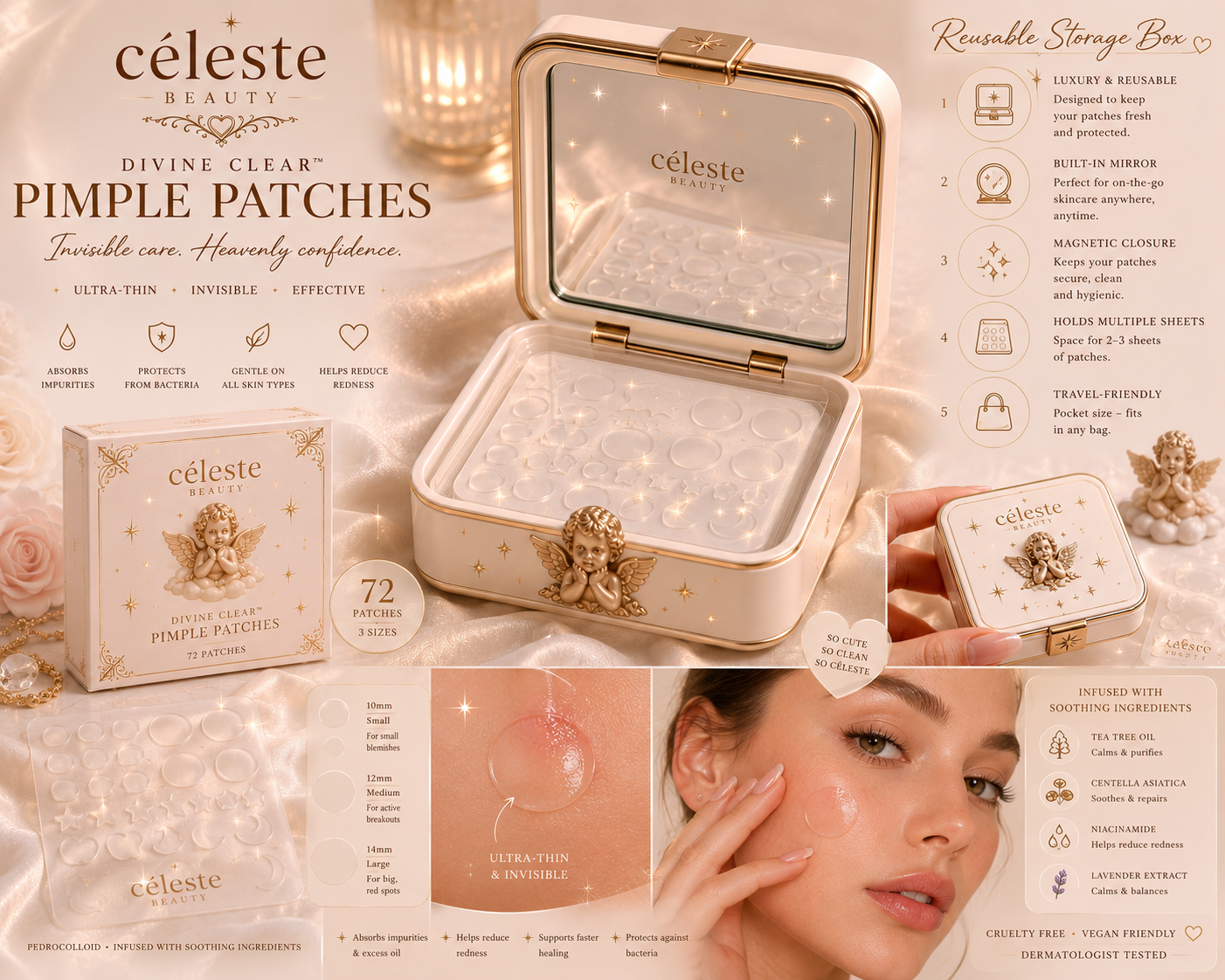 Divine Clear™ Pimple Patches